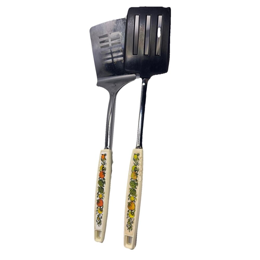Vintage Ekco Spice Of Life Lot Of 2 Spatulas